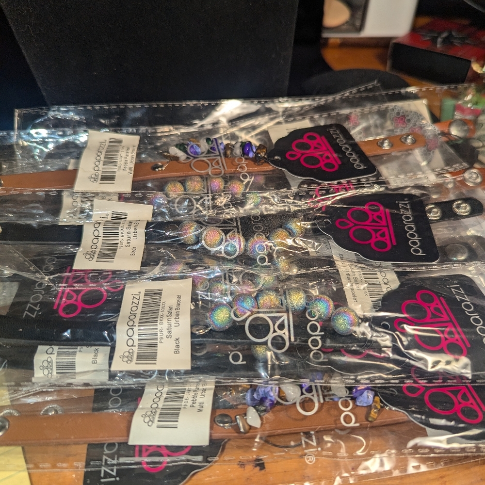 Paparazzi wrap bracelets with snap